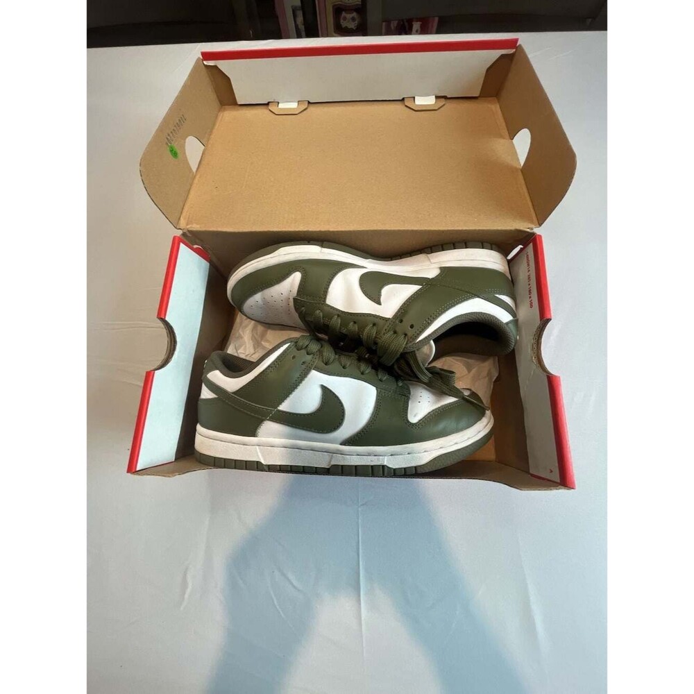 Nike Dunk Low Women's Medium Olive Sneakers DD1503-120
